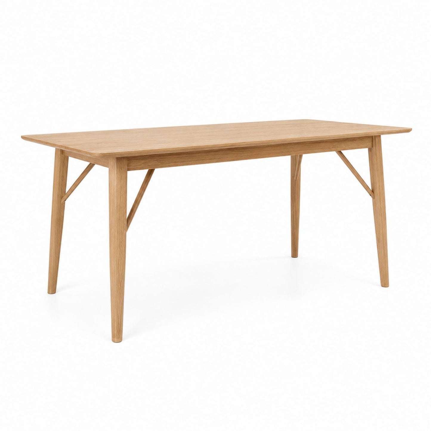 Table à manger rectangulaire en chêne finition naturelle 150cm