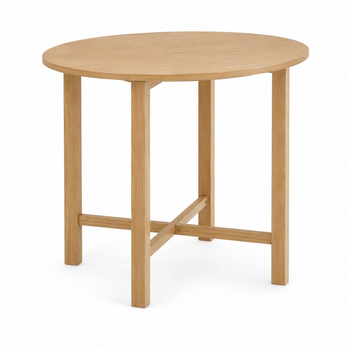 Table à manger ronde en chêne massif