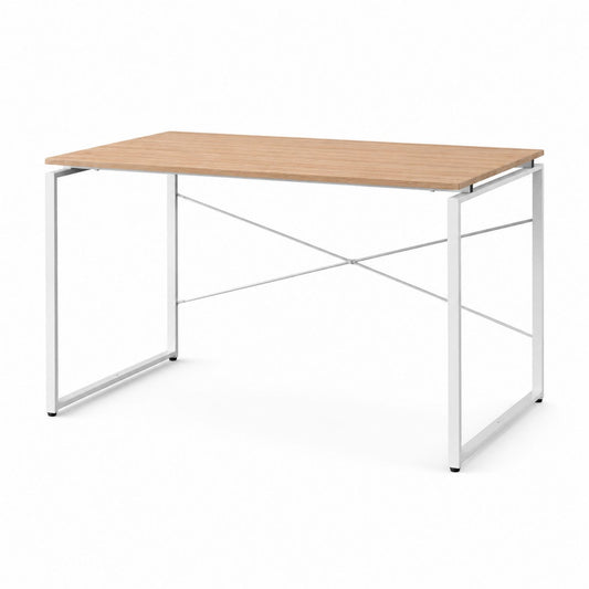 Bamboo Desk with Steel Frame 120cm x 60cm x 75cm